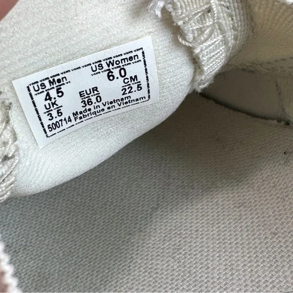 Vans Lelia Hurst Abstract Tropical Print Slip On Pro Sneakers‎ White Multi 6 - Picture 10 of 11